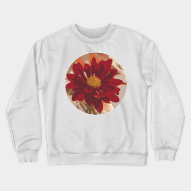 Illustrated flower painting Crewneck Sweatshirt by rayrayray90